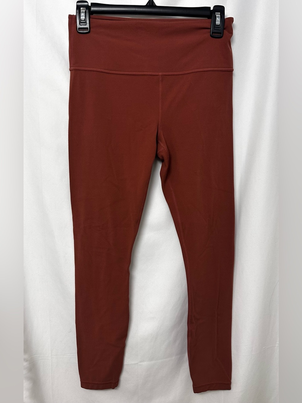 Athleta Salutation Stash Pocketless Leggings Rust Terra Cotta Size Small